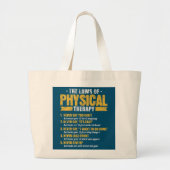 フィジカルセラピー物理セラピスト ラージトートバッグ (正面)