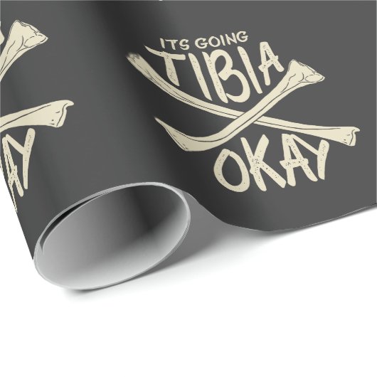 フィジカルセラピー良い良いすぐにギフト骨折ボーン ラッピングペーパー (ロールコーナー)