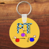 フィジカルセラピー補助贈与 キーホルダー (正面)