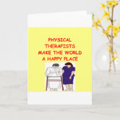 フィジカルセラピー カード (黄色い花)