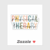 フィジカルセラピー、物理セラピストアシスタントPTA シール (シート)