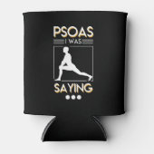 フィジカルセラピーPsoas私はことわざシャツ 缶クーラー (正面)