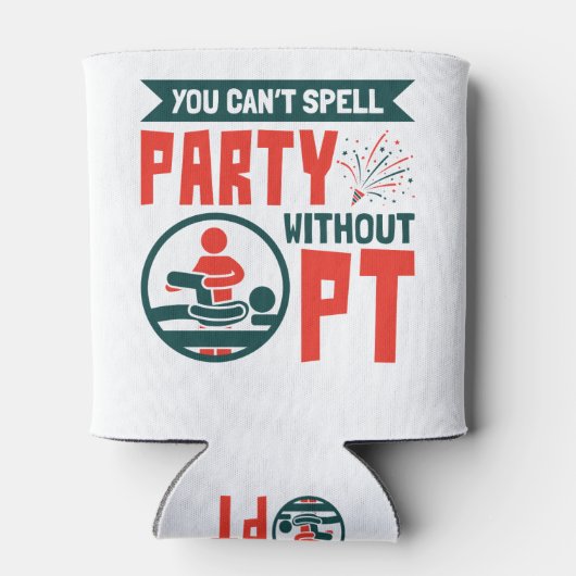 フィジカルセラピーPTがないとパーティーを綴れない 缶クーラー (裏面)