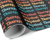 フィジカルセラピーPTレトロPTグラードギフト ラッピングペーパー (ロールコーナー)