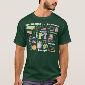 フィジカルセラピーPT小児医療アシスタントR Tシャツ