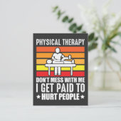 フィジカルセラピーPT生理用マッサージアシスタント ポストカード (スタンド正面)