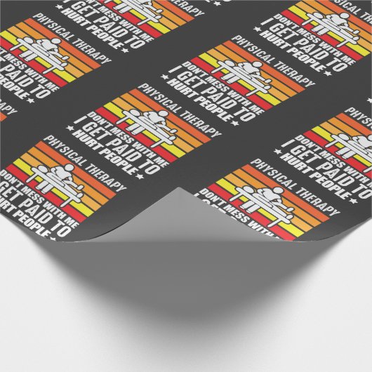 フィジカルセラピーPT生理用マッサージアシスタント ラッピングペーパー (角)