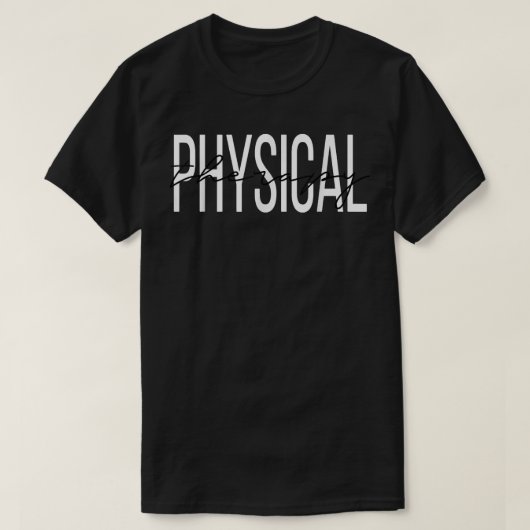 フィジカルセラピーPT  Tシャツ (デザイン正面)