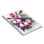 フィジカルハート - 水彩の花 ノートブック (右側)