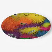 フィジットおもちゃのスキッシーボール ペーパープレート (アングル)