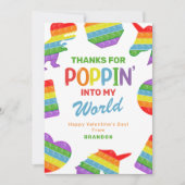 フィジットポピンキッズバレンタインデー シーズンカード (正面)