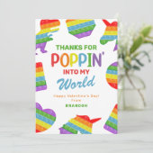 フィジットポピンキッズバレンタインデー シーズンカード (スタンド正面)