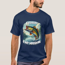 フィジンは私のミッションベースTシャツ男性へ Tシャツ