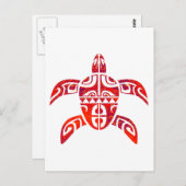 フィジーのカメ ポストカード (正面/裏面)