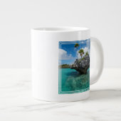 フィジーのキノコの島 ジャンボコーヒーマグカップ (正面右)