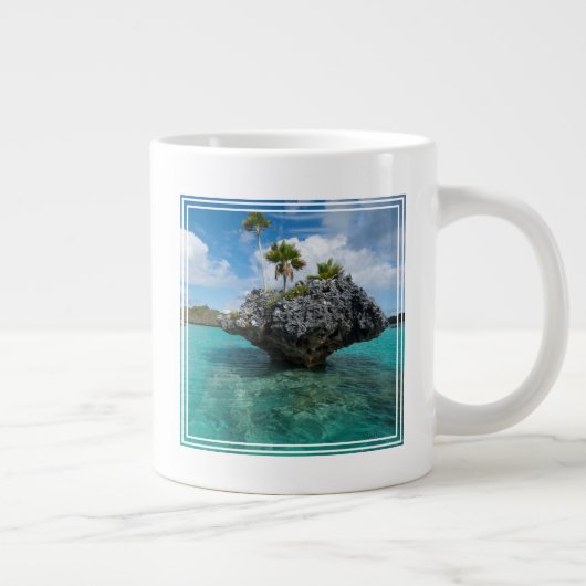 フィジーのキノコの島 ジャンボコーヒーマグカップ (右)