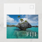 フィジーのキノコの島 ポストカード (正面/裏面)