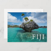 フィジーのキノコ島 ポストカード (正面/裏面)