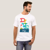 フィジーのダイブ – スカラフルクバ Tシャツ (正面フル)
