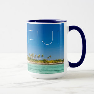フィジーのブルーラグーンの海の風景 マグカップ