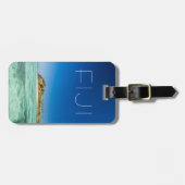 フィジーのブルーラグーンの海景 ラゲッジタグ (正面横)