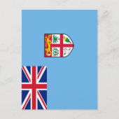 フィジーの国旗 ポストカード (正面)