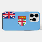 フィジーの国旗 iPhoneケース (裏面横)
