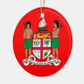 フィジーカスタムクリスマスオーナメント セラミックオーナメント (左)