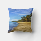 フィジービーチブルースカイ装飾装飾用クッション クッション (裏面)