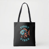 フィジービーブおもしろいス – 魚 トートバッグ (正面)