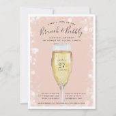 フィジーポップ・アートの |ブライダルシャワーブランチ招待状 招待状 (正面)