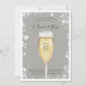 フィジーポップ・アートの |婚約パーティ招待状 招待状 (正面)