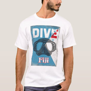 フィジーヴィンテージスキューバダイビングマスク Tシャツ