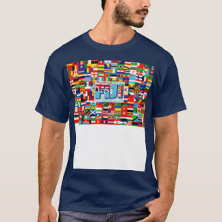 フィジーヴィンテージスタイルレトロ土産1 Tシャツ