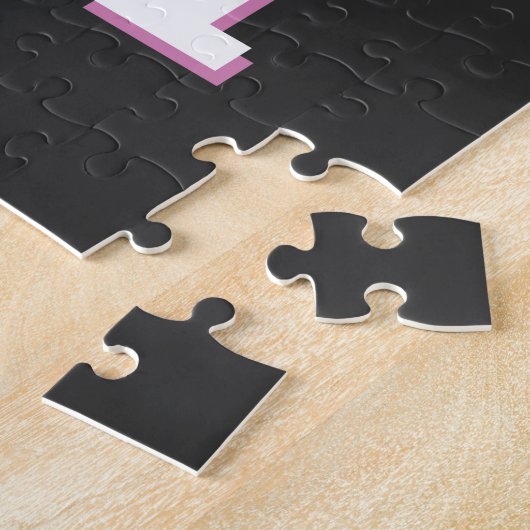 フィジーヴィンテージパームツリーズサマービーチ ジグソーパズル (側面)