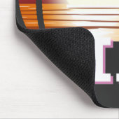 フィジーヴィンテージパームツリーズサマービーチ マウスパッド (コーナー)