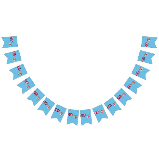 フィジー共和国国旗掲示幕 バンティングフラッグ (全)