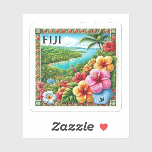 フィジー切手クラシック シール (シート)