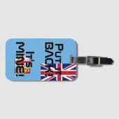 フィジー国おもしろい旗 ラゲッジタグ (正面横)