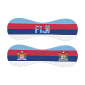 フィジー国旗とコート・オブ・アームズ 野球ボール (パネル)