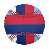 フィジー国旗とコート・オブ・アームズ 野球ボール (裏面)
