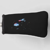 フィジー国旗と地図 ゴルフヘッドカバー (正面)