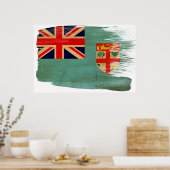 フィジー国旗のポスター ポスター (キッチン)