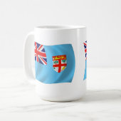 フィジー国旗マグ コーヒーマグカップ (正面左)