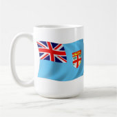 フィジー国旗マグ コーヒーマグカップ (左)
