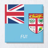 フィジー国旗&オセアニアの休日/スポーツファン マグネット