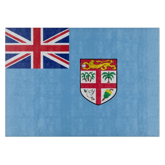 フィジー国旗 カッティングボード (正面)