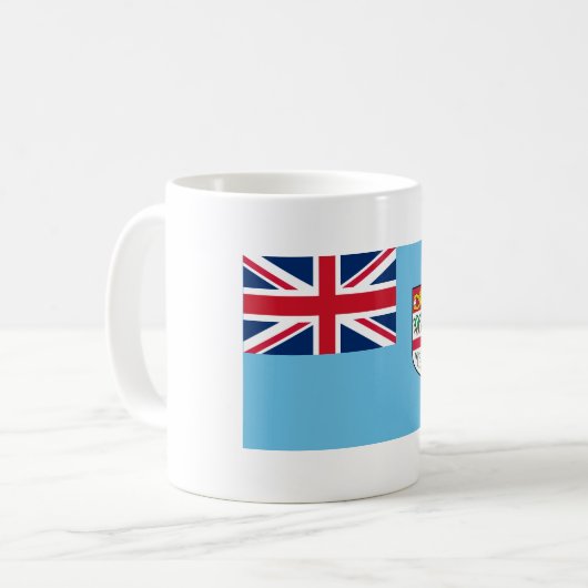 フィジー国旗 コーヒーマグカップ (正面左)