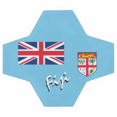 フィジー国旗/スポーツ サッカーボール (フラット)