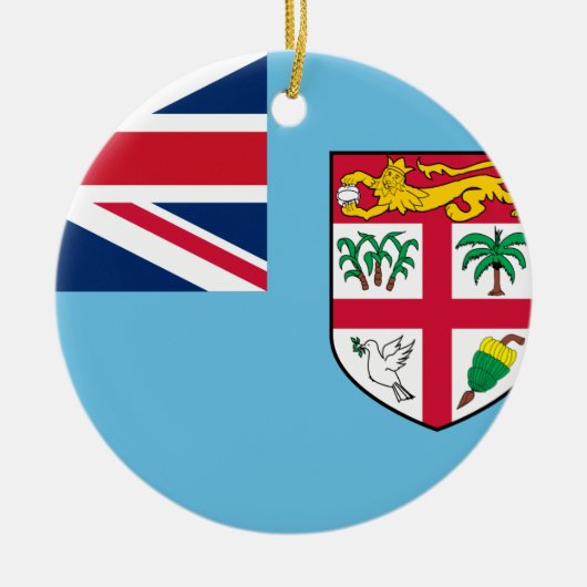 フィジー国旗 セラミックオーナメント (正面)